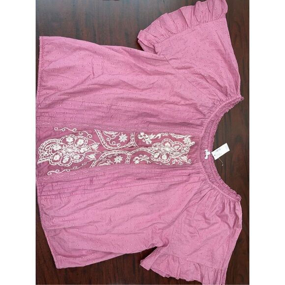 NWT Maurices Mauve On/Off The Shoulder Blouse Size 3X - Picture 1 of 11